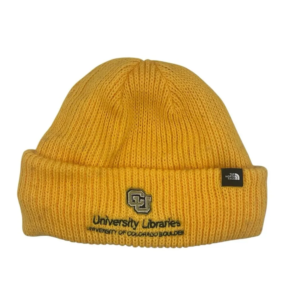 Colorado University Beanie Gold Adult The North Face Libraries Boulder